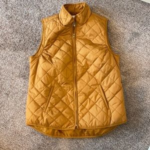 Quilted puffer vest